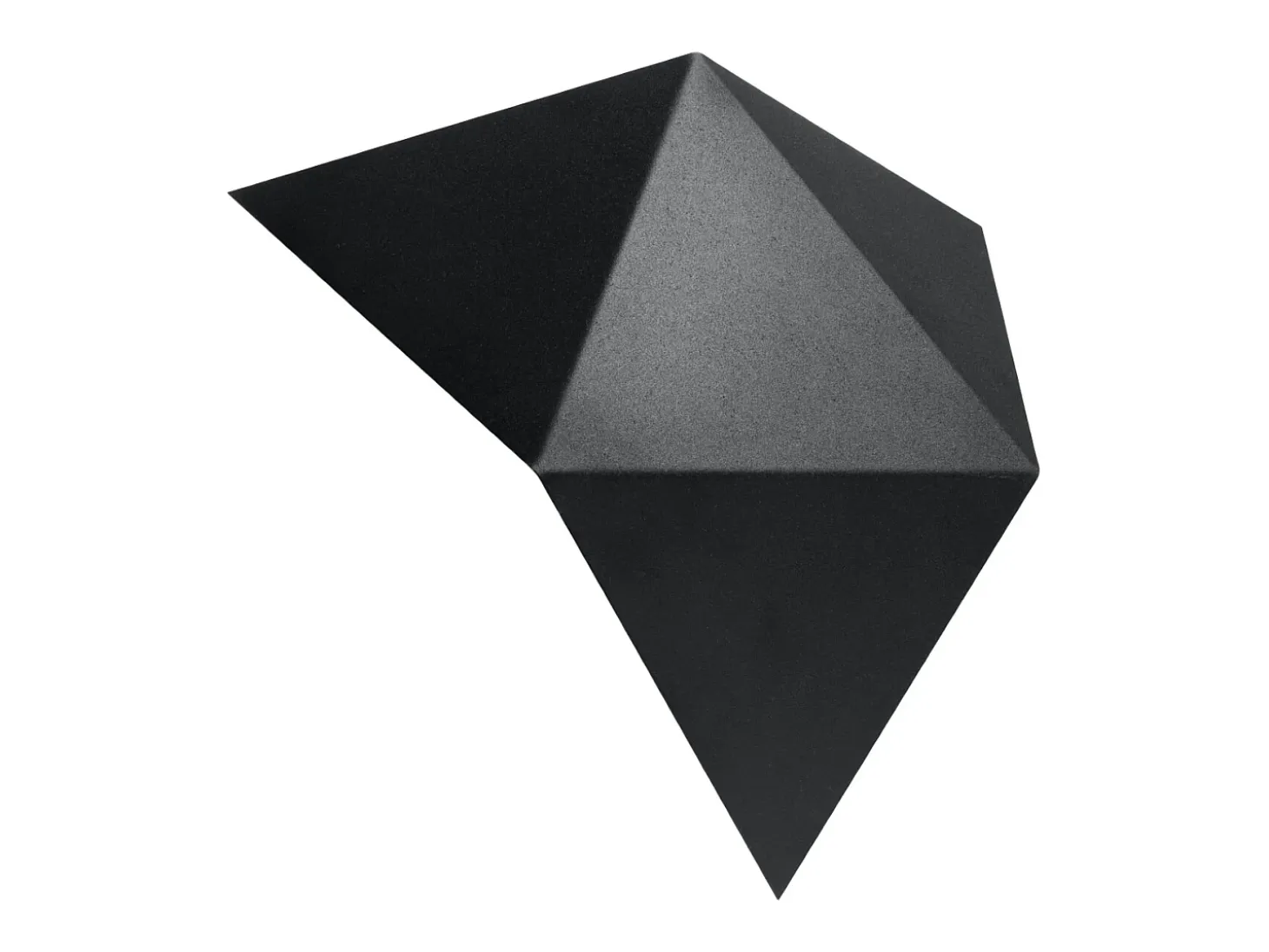 Lámparas de pared Solara moderno de acero - 2 fuentes luminosas 4000K - L.27 x A.25 cm - negro