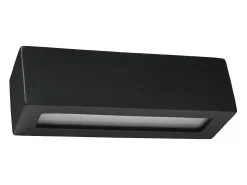 Lámparas de pared Solara moderno de cerámica/vidrio - 1 fuentes luminosas 3000K - L.32,5 x A.9,5 cm - negro