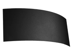 Lámparas de pared Terrium moderno de acero - 2 fuentes luminosas 3000K - L.34 x A.14 cm - negro