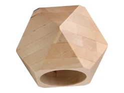 Lámparas de pared Timberix escandinavo de madera - 1 fuentes luminosas 4000K - L.12 x A.12 cm - madera natural