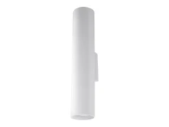 Lámparas de pared Toris moderno de acero - 2 fuentes luminosas 4000K - L.6 x A.30 cm - blanco