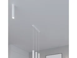 Lámparas de pared Toris moderno de acero - 2 fuentes luminosas 3000K - L.6 x A.30 cm - blanco