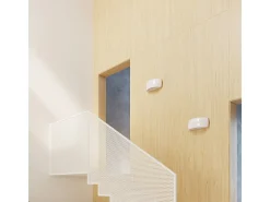 Lámparas de pared Torow moderno de cerámica - 1 fuentes luminosas 3000K - L.32 x A.13,5 cm - blanco