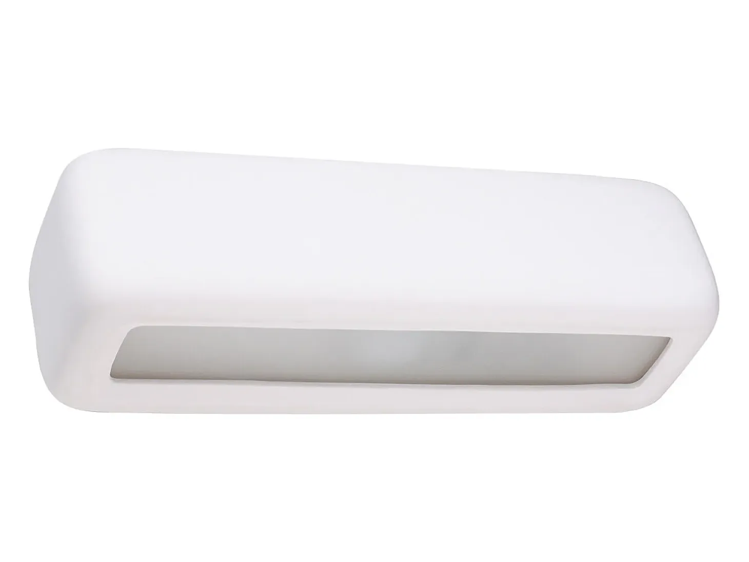 Lámparas de pared Vivin moderno de cerámica - 1 fuentes luminosas 3000K - L.33 x A.10 cm - blanco