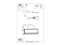 Lámparas de pared Vivin moderno de cerámica - 1 fuentes luminosas 4000K - L.33 x A.10 cm - blanco