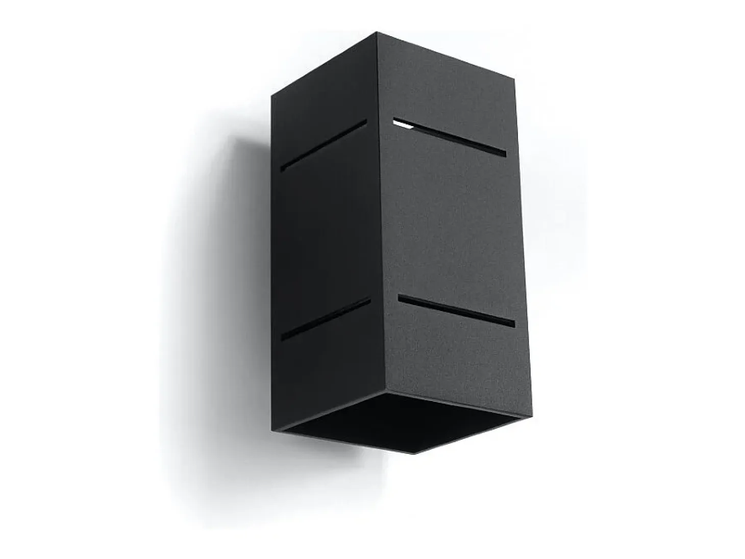Lámparas de pared Vivus desván de aluminio - 1 fuentes luminosas 3000K - L.10 x A.20 cm - negro
