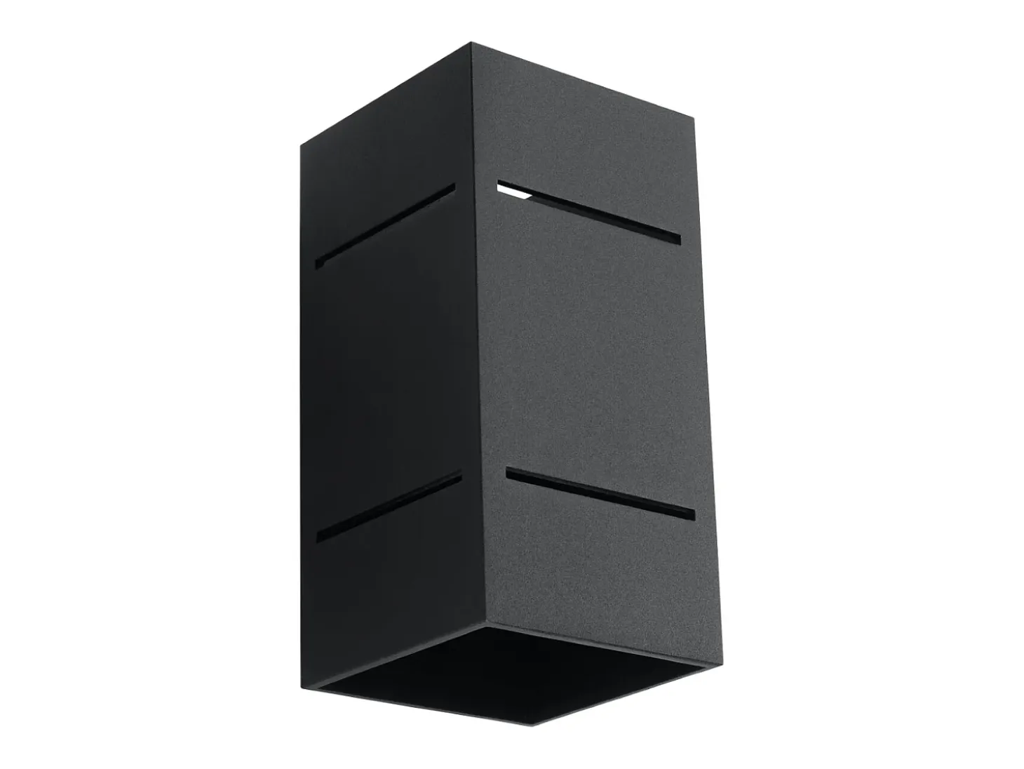 Lámparas de pared Vivus desván de aluminio - 1 fuentes luminosas 4000K - L.10 x A.20 cm - negro