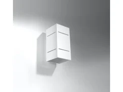Lámparas de pared Vivus desván de aluminio - 1 fuentes luminosas 3000K - L.10 x A.20 cm - blanco