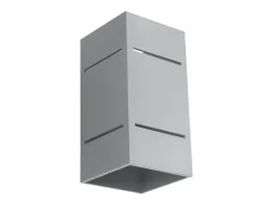 Lámparas de pared Vivus desván de aluminio - 1 fuentes luminosas 3000K - L.10 x A.20 cm - gris