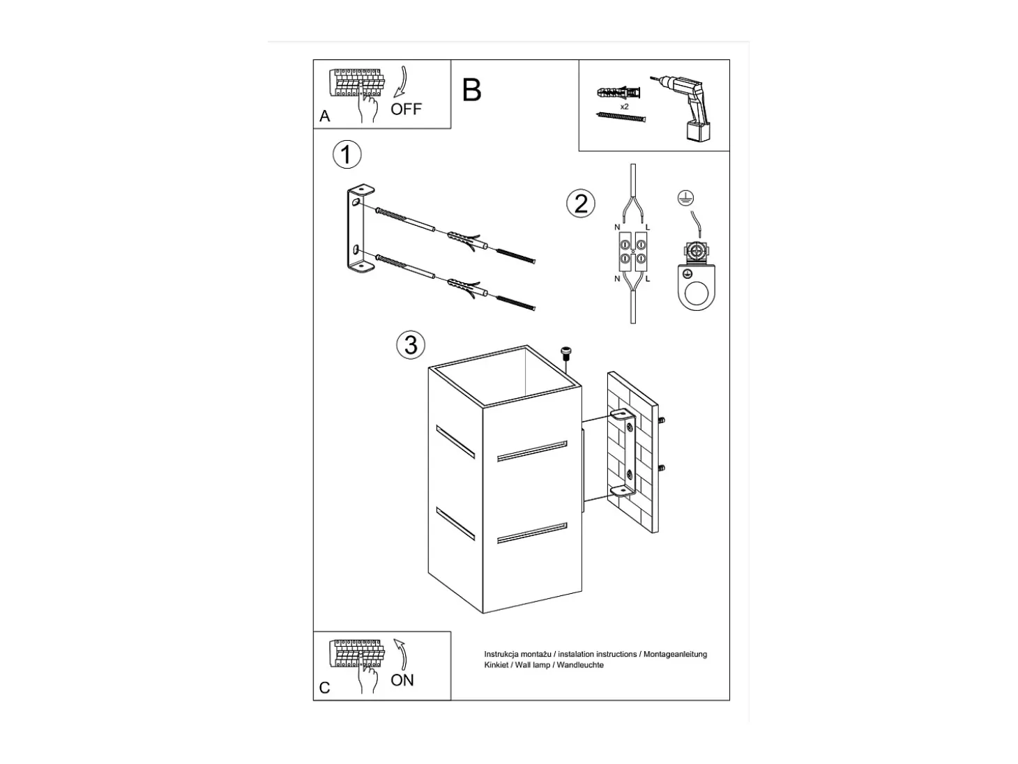 Lámparas de pared Vivus desván de aluminio - 1 fuentes luminosas 4000K - L.10 x A.20 cm - gris