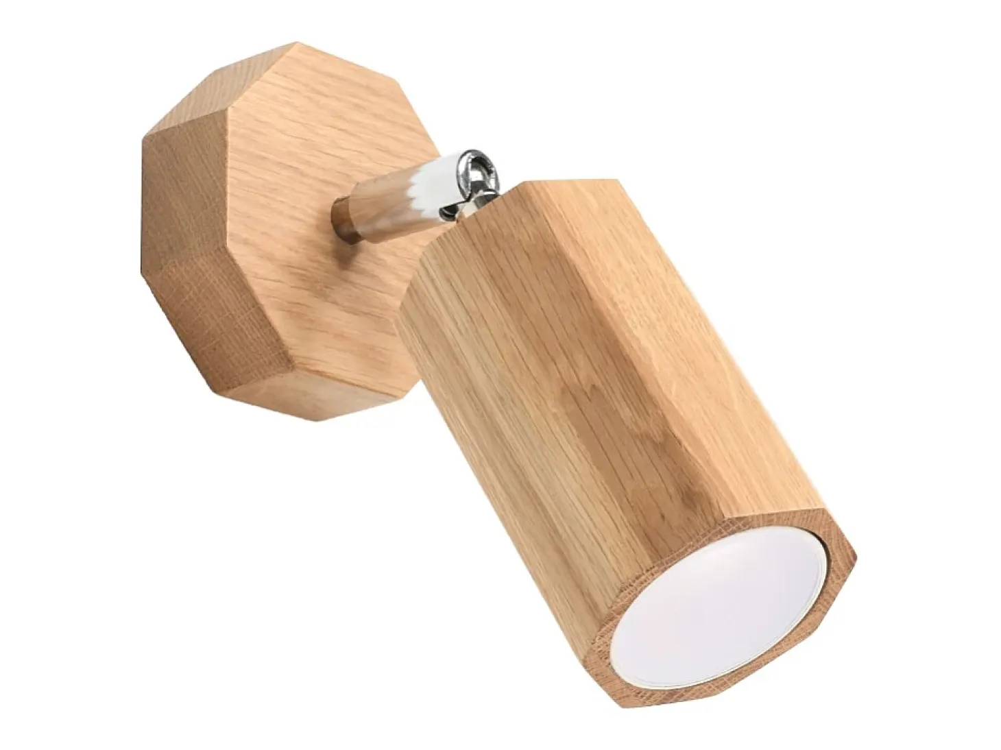 Lámparas de pared Xenor escandinavo de madera - 1 fuentes luminosas 3000K - L.8 x A.17,5 cm - roble