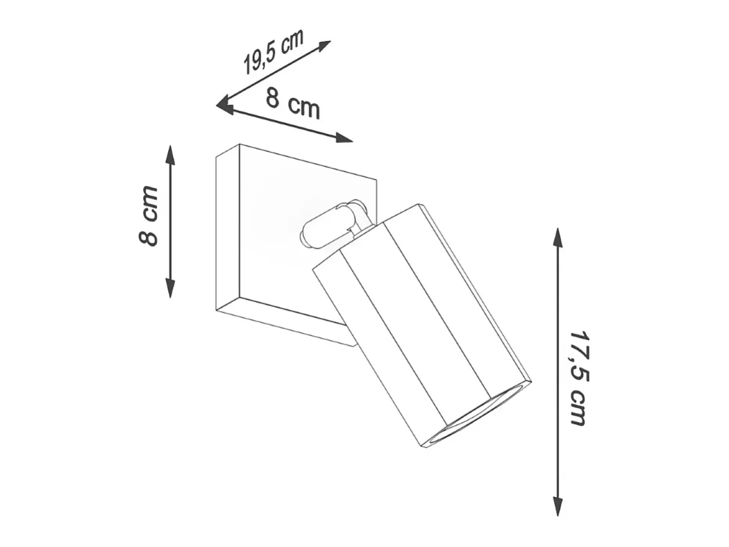 Lámparas de pared Xenor escandinavo de madera - 1 fuentes luminosas 3000K - L.8 x A.17,5 cm - roble