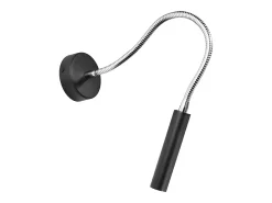 Lámparas de pared Xilar moderno de acero - 1 fuentes luminosas 3000K - L.8 x A.52 cm - negro