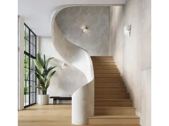 Lámparas de pared Zaltonia moderno de acero - 1 fuentes luminosas 3000K - L.15 x A.31 cm - blanco