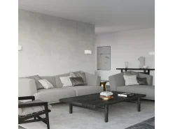 Lámparas de pared Zanila moderno de acero - 2 fuentes luminosas 4000K - L.40 x A.15 cm - blanco