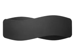 Lámparas de pared Zanila moderno de acero - 2 fuentes luminosas 3000K - L.40 x A.15 cm - negro