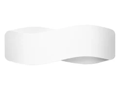 Lámparas de pared Zanila moderno de acero - 2 fuentes luminosas 3000K - L.40 x A.15 cm - blanco