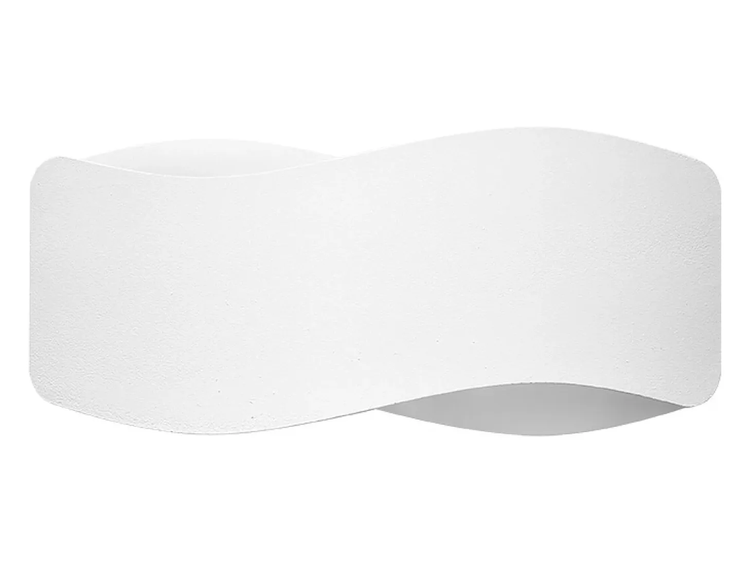 Lámparas de pared Zanila moderno de acero - 1 fuentes luminosas 3000K - L.30 x A.13 cm - blanco