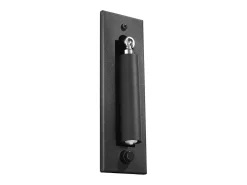 Lámparas de pared Zarenex moderno de acero - 1 fuentes luminosas 4000K - L.6,5 x A.20 cm - negro