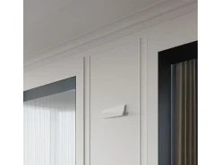 Lámparas de pared Zelira moderno de acero/PVC - 2 fuentes luminosas 3000K - L.40 x A.15 cm - blanco