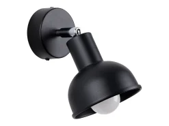 Lámparas de pared Zenda desván de acero - 1 fuentes luminosas 3000K - L.19 x A.17 cm - negro