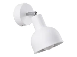 Lámparas de pared Zenda desván de acero - 1 fuentes luminosas 3000K - L.19 x A.17 cm - blanco