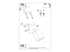 Lámparas de pared Zezu escandinavo de madera - 1 fuentes luminosas 3000K - L.8 x A.17 cm - roble