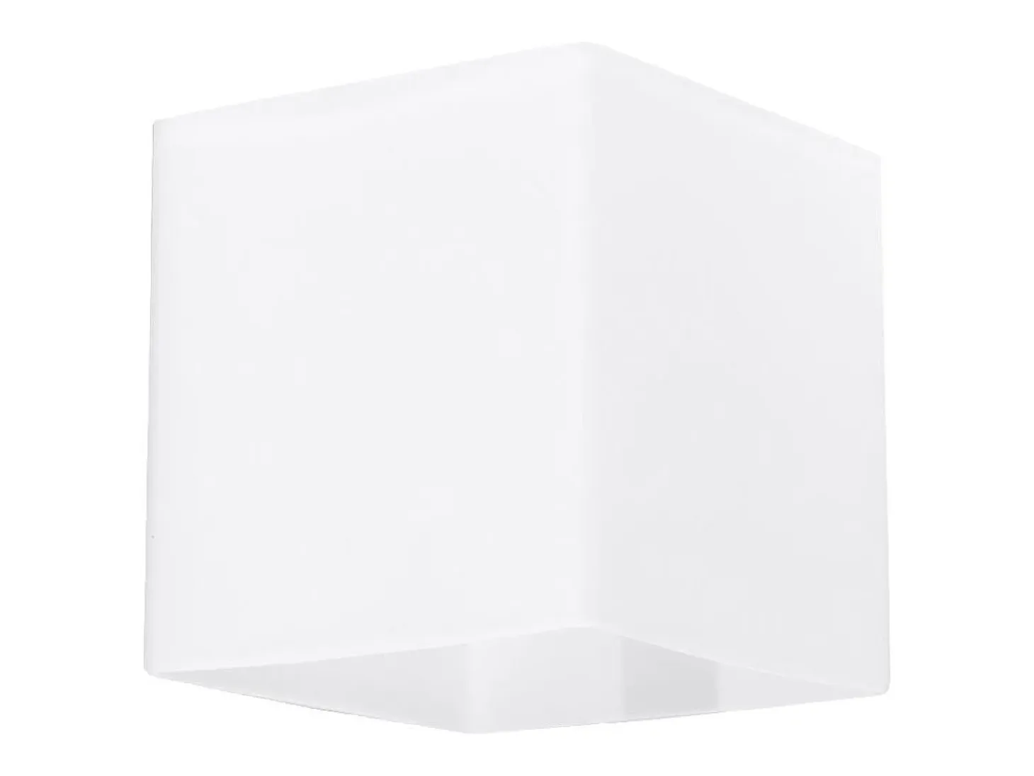 Lámparas de pared Zinalo moderno de vaso - 1 fuentes luminosas 3000K - L.10 x A.10 cm - blanco