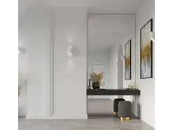 Lámparas de pared Zitiex moderno de aluminio - 1 fuentes luminosas 3000K - L.10 x A.20 cm - blanco