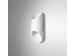 Lámparas de pared Zitiex moderno de aluminio - 1 fuentes luminosas 3000K - L.10 x A.30 cm - blanco