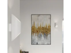Lámparas de pared Zitiex moderno de aluminio - 1 fuentes luminosas 4000K - L.10 x A.30 cm - blanco