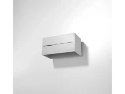 Lámparas de pared Zorbo maxi moderno de aluminio - 2 fuentes luminosas 3000K - L.20 x A.10 cm - gris