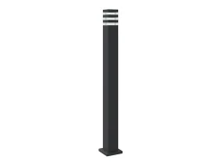 Lámparas de pie de exterior con sensor 3 piezas 110 cm aluminio negro 02_0042564