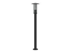 Lámparas de pie de exterior 3 piezas 100 cm acero inoxidable negro 02_0042545
