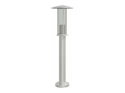 Lámparas de suelo de exterior 3 unidades acero inoxidable 60 cm ES423899