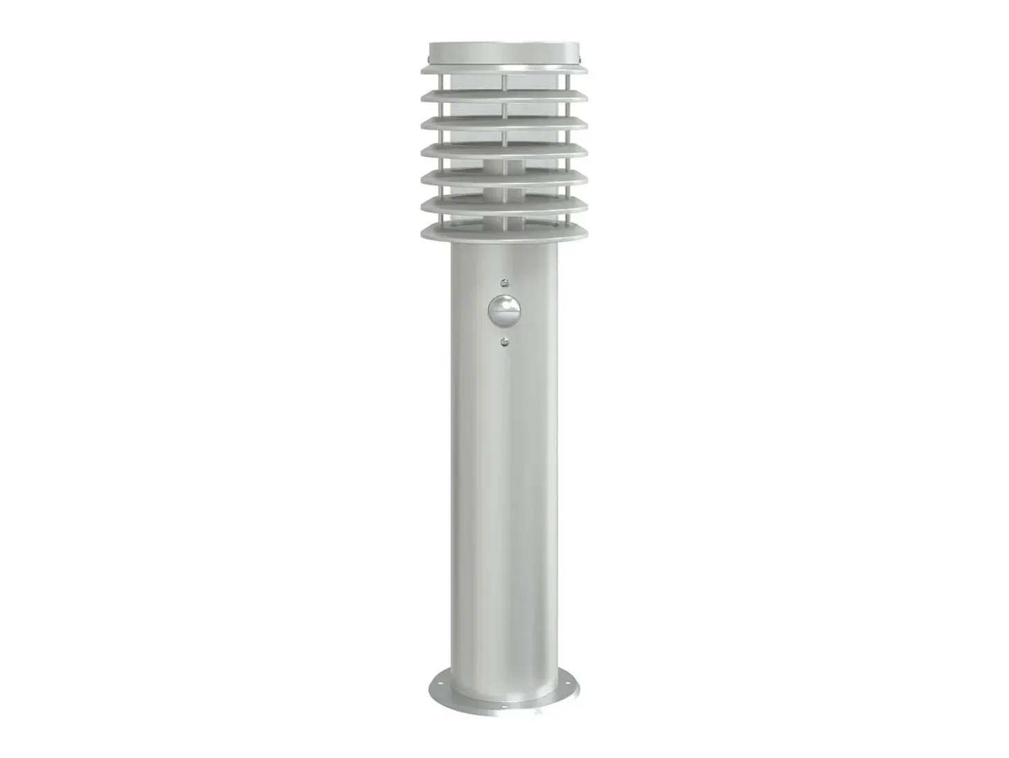 Lámparas de suelo de exterior con sensor acero inoxidable 60 cm ES473289