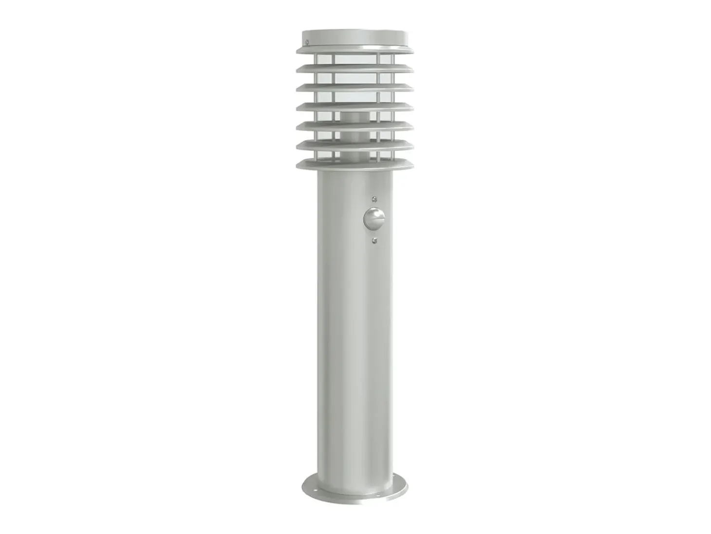 Lámparas de suelo de exterior con sensor acero inoxidable 60 cm ES473289