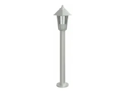 Lámparas de suelo de exterior 3 unidades acero inoxidable 80 cm ES201003