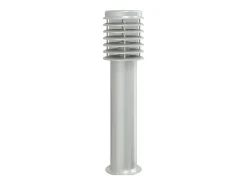 Lámparas de suelo exterior con enchufe 3 uds acero inox 60 cm ES238632
