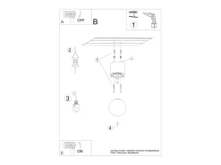 Lámparas De Techo Boomo Moderno De Madera - 1 Fuentes Luminosas - L.12 X A.19 Cm - Madera Natural