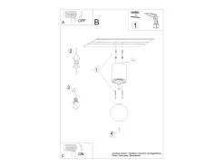 Lámparas De Techo Boomo Moderno De Madera - 1 Fuentes Luminosas - L.12 X A.23 Cm - Madera Natural