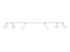 Lámparas de techo Briix moderno de acero - 6 fuentes luminosas 4000K - L.118 x A.16 cm - blanco