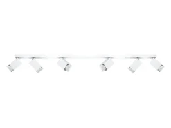 Lámparas de techo Briow moderno de acero - 6 fuentes luminosas 3000K - L.118 x A.16 cm - blanco