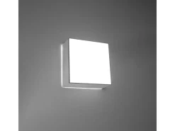 Lámparas de techo Care minimalista de CLORURO DE POLIVINILO - 1 fuentes luminosas 4000K - L.25 x A.11 cm - gris
