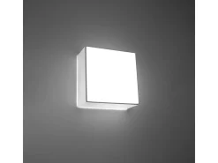 Lámparas de techo Care minimalista de CLORURO DE POLIVINILO - 1 fuentes luminosas 4000K - L.25 x A.11 cm - blanco