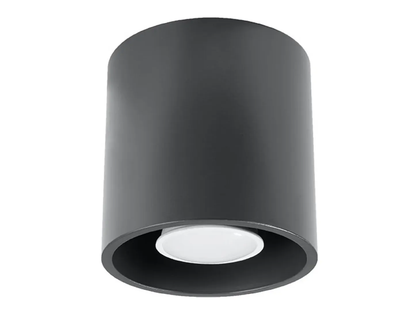 Lámparas de techo Celeris moderno de aluminio - 1 fuentes luminosas 3000K - L.10 x A.10 cm - antracita