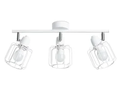 Lámparas de techo Celubi moderno de acero - 3 fuentes luminosas 4000K - L.48 x A.19 cm - blanco