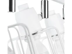 Lámparas de techo Celubi moderno de acero - 3 fuentes luminosas 4000K - L.48 x A.19 cm - blanco