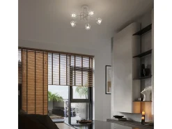 Lámparas de techo Celubi moderno de acero - 2 fuentes luminosas 3000K - L.27 x A.19 cm - blanco
