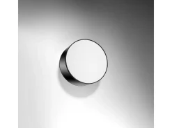 Lámparas de techo Cercle minimalista de CLORURO DE POLIVINILO - 1 fuentes luminosas 3000K - L.25 x A.11 cm - negro